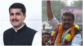 Former Congress MLAs Neeraj Basoya (left) and Nasseb Singh resigned from the party today. (Photos: Facebook)